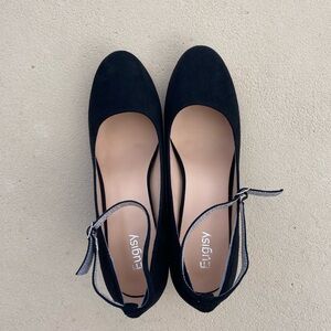 Black Suede Women's Shoes
